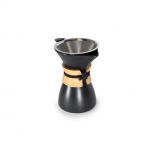 Set Pour Over Coffee in ceramica e acciaio